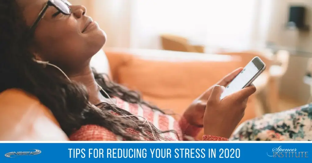 women using meditation app to reduce stress and anxiety