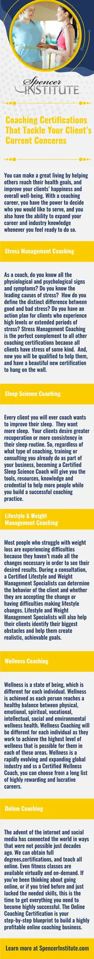 coaching certifications and careers spencer institute
