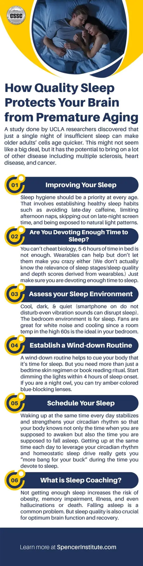 premature aging prevention with quality deep sleep