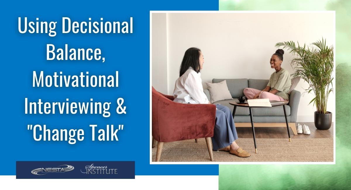 What is decisional balance in motivational interviewing?
