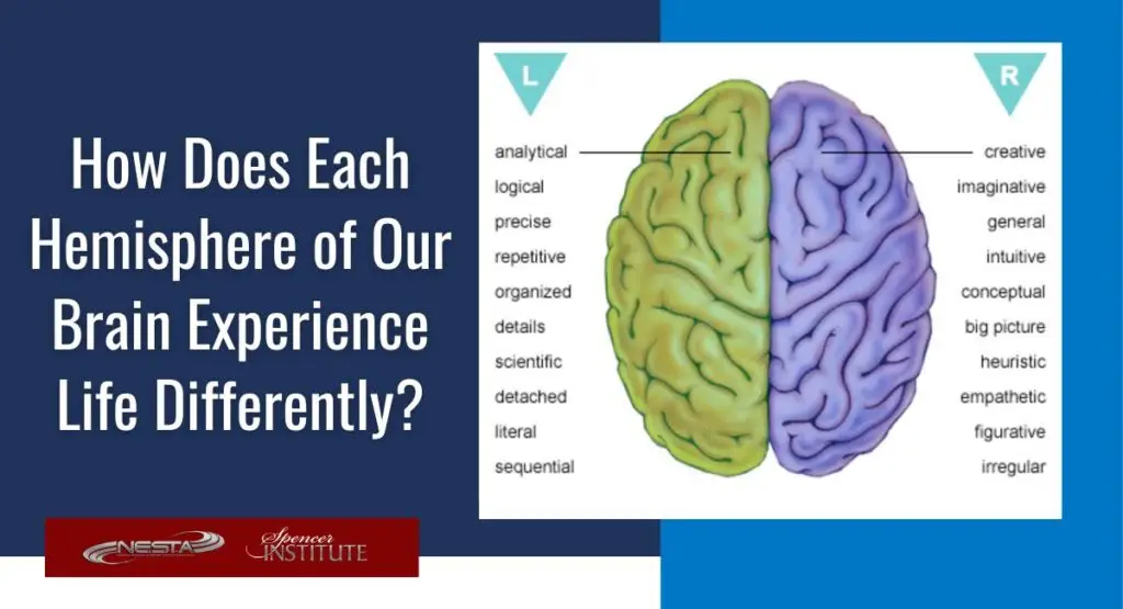 hemispheric interpretation of experiences