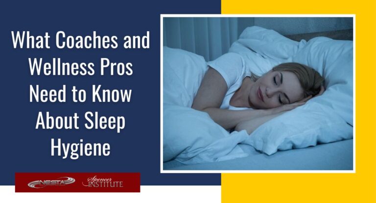 How can I help my coaching client improve sleep hygiene?