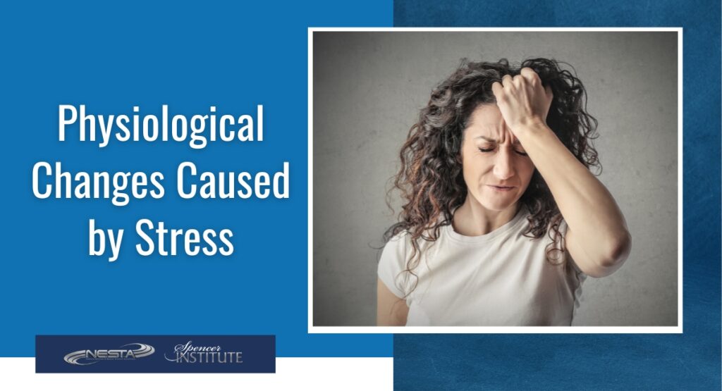 What physiological change happens to the body in response to stress?