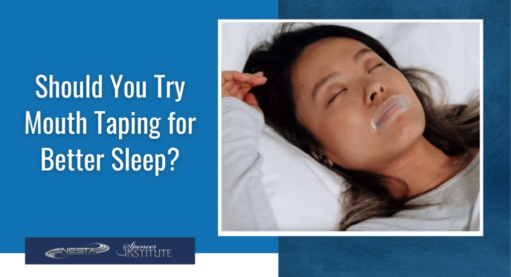 how to safely try mouth tape to sleep better