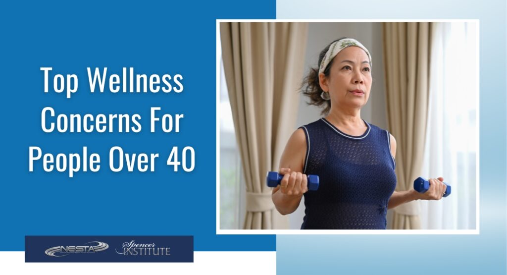 What are the most common health and wellness issues at 40?