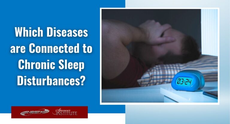 Which serious diseases are most common with people who have chronic sleep disturbances
