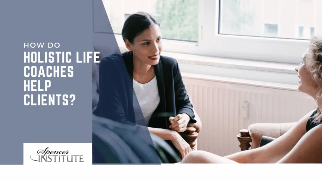 a holistic life coach helping a client